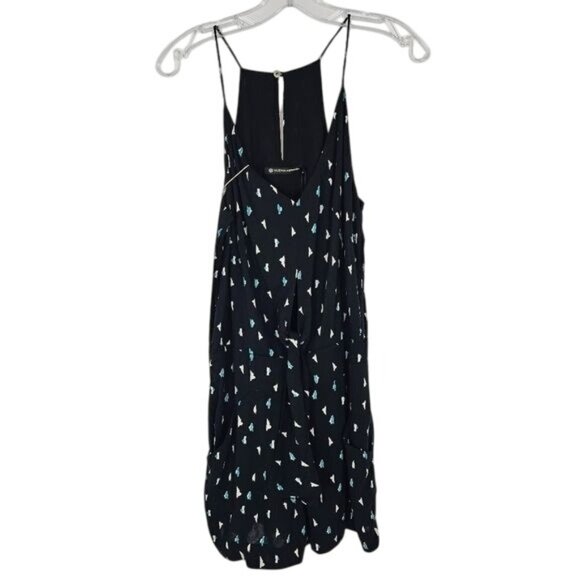 Vix Paula Hermanny Dolce Nora Mini Romper Sz L Black Unique Print Poolside NWT - Picture 1 of 10